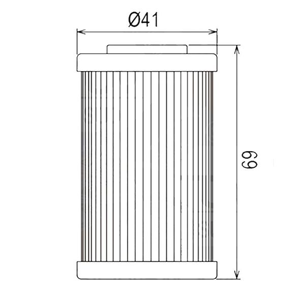 HifloFiltro HF655 oil filter original typeRef: H655 / 07120098