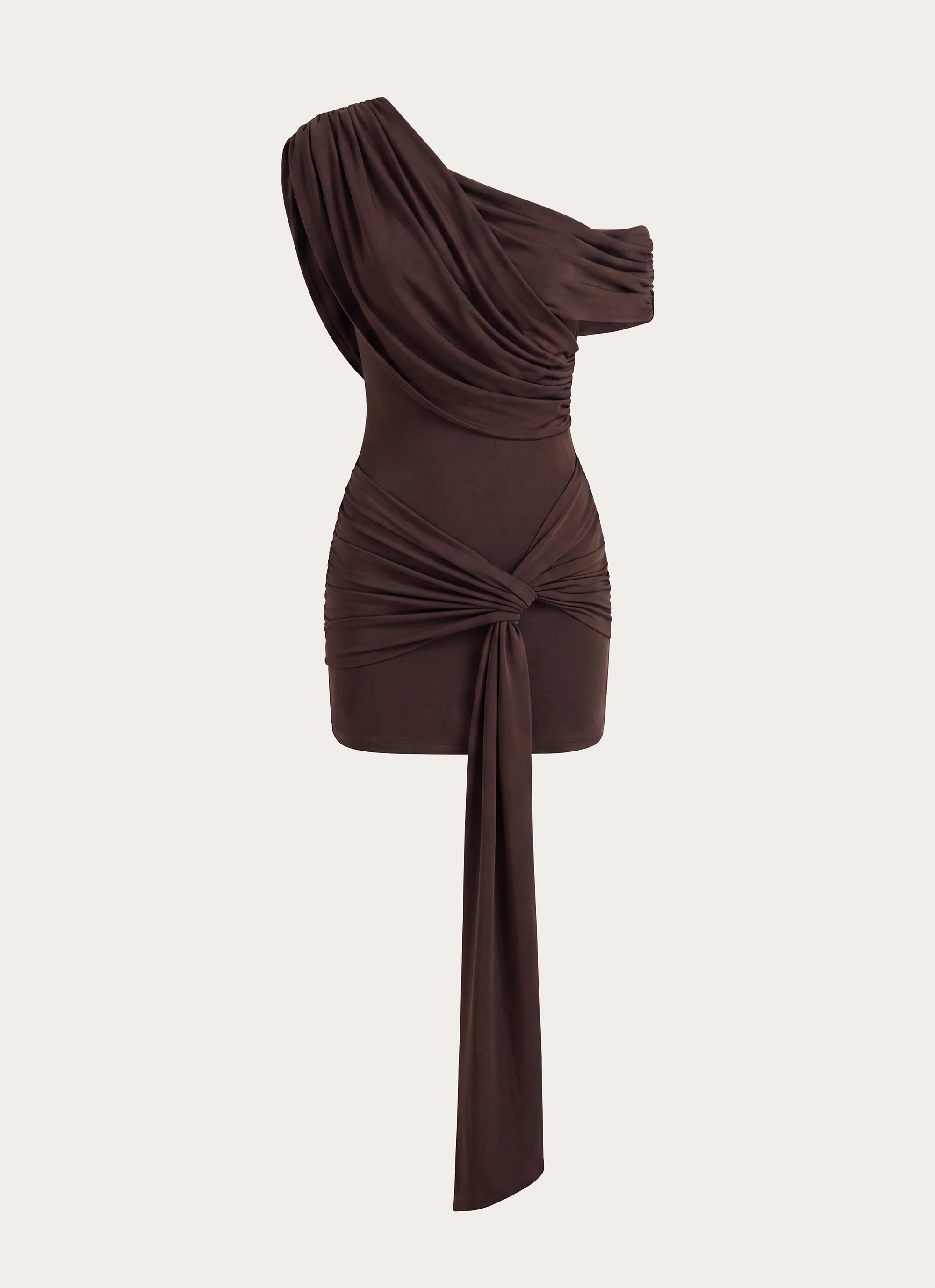 Venissa Mini Dress - Chocolate