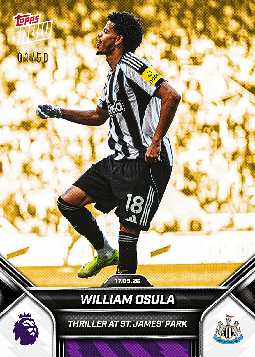 William Osula - 2025-26 Premier League Topps NOW® - Card 194