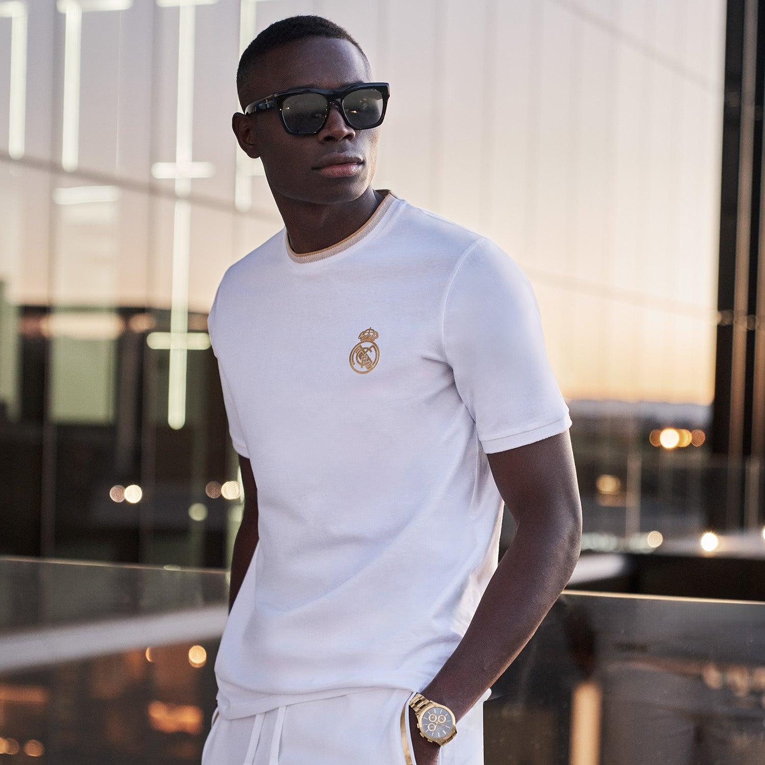 Mens White & Gold T-Shirt