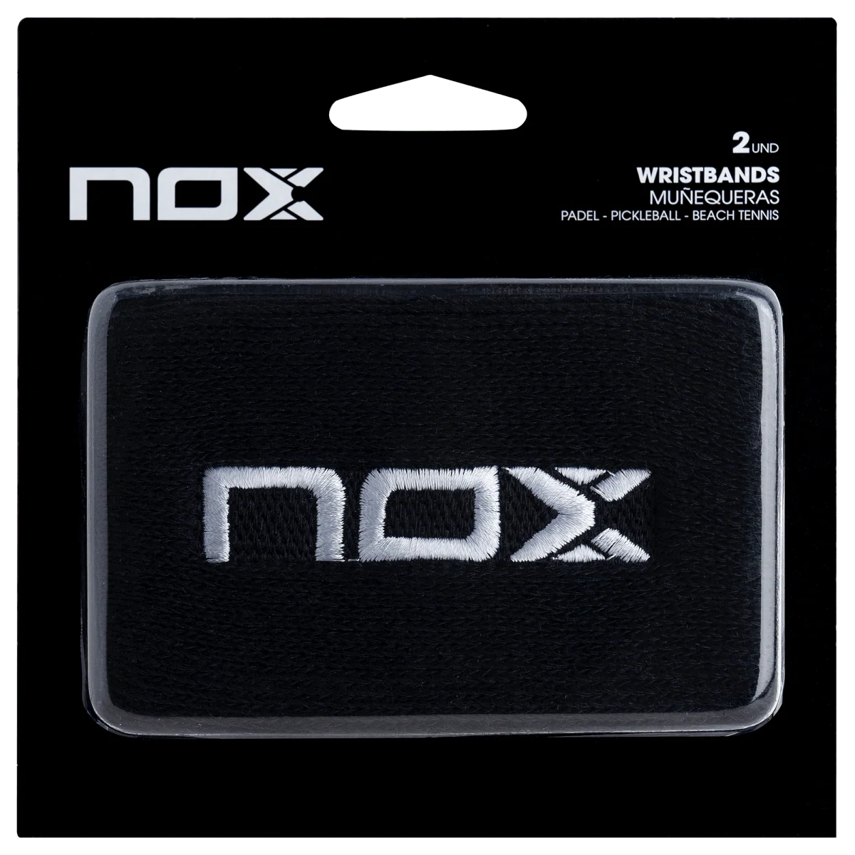 NOX Sport Wristbands black/white