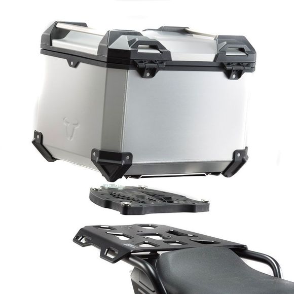 Top case SW-MOTECH KIT COMPLET TRAX ADV GRIS 38 L - GrisRef : GPT.01.622.70000/S / GPT.01.622.70001/S