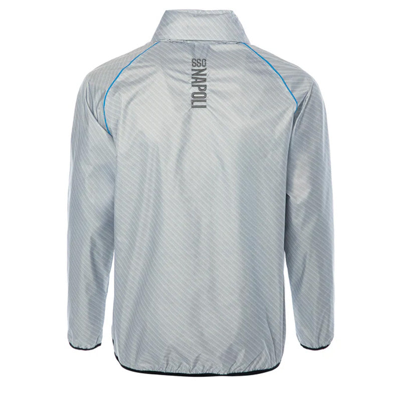 SSC Napoli White/Silver Heavy Windbreaker Jacket 2025/2026