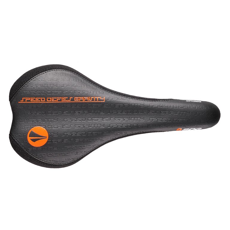 SDG Circuit MTN Ti-Alloy Saddle - black/orange
