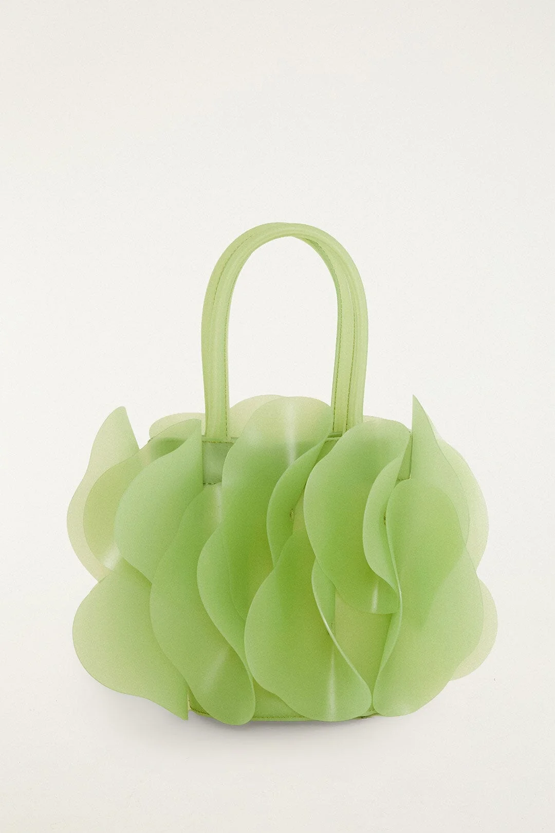 Green Jelly Flower Bag