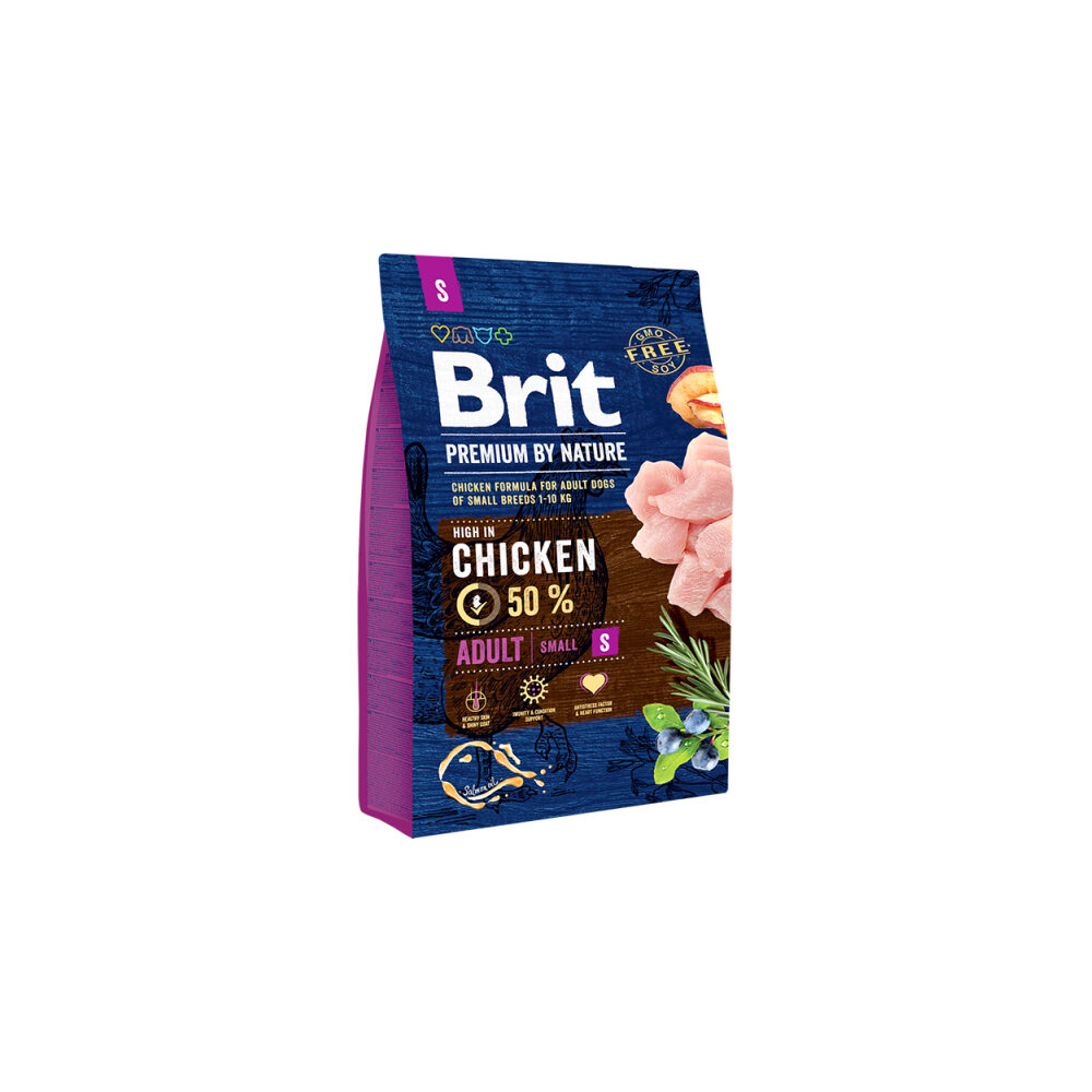 Brit Premium by Nature Adult S Dog Food - 8 kg