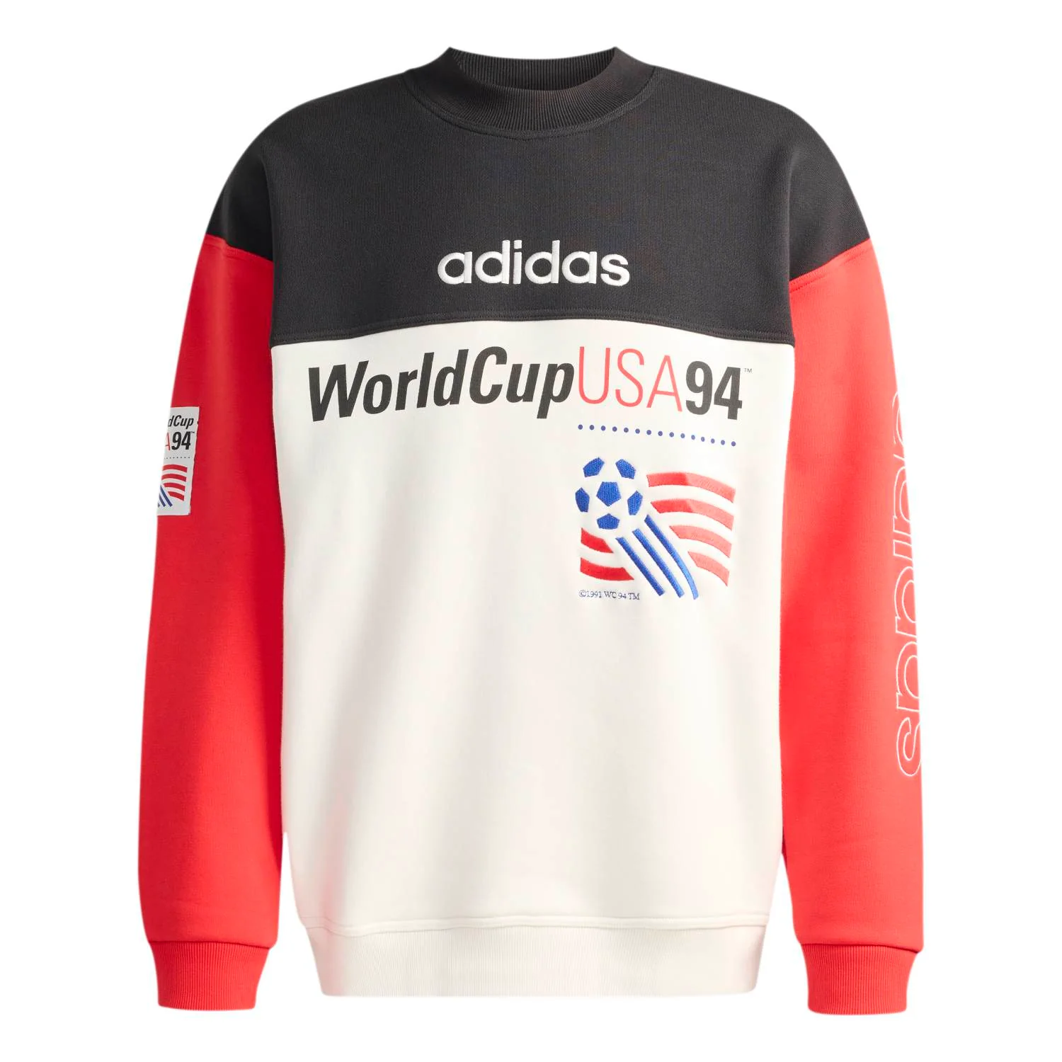 1994 Global Football Series USA Black/Red Graphic Sweatshirt