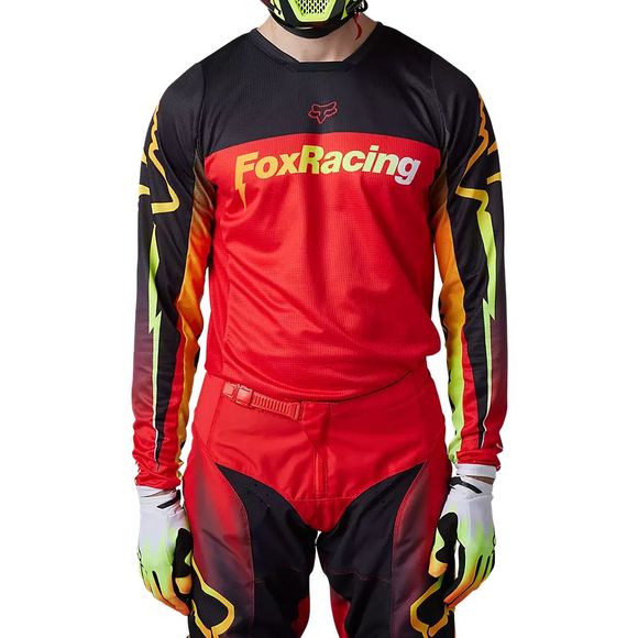 Fox 180 STATK 2023 cross Jersey - Red / BlackRef: Fx3988-C55753