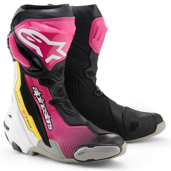 Supertech R - Black / White Alpinestars BootsRef: AP12256