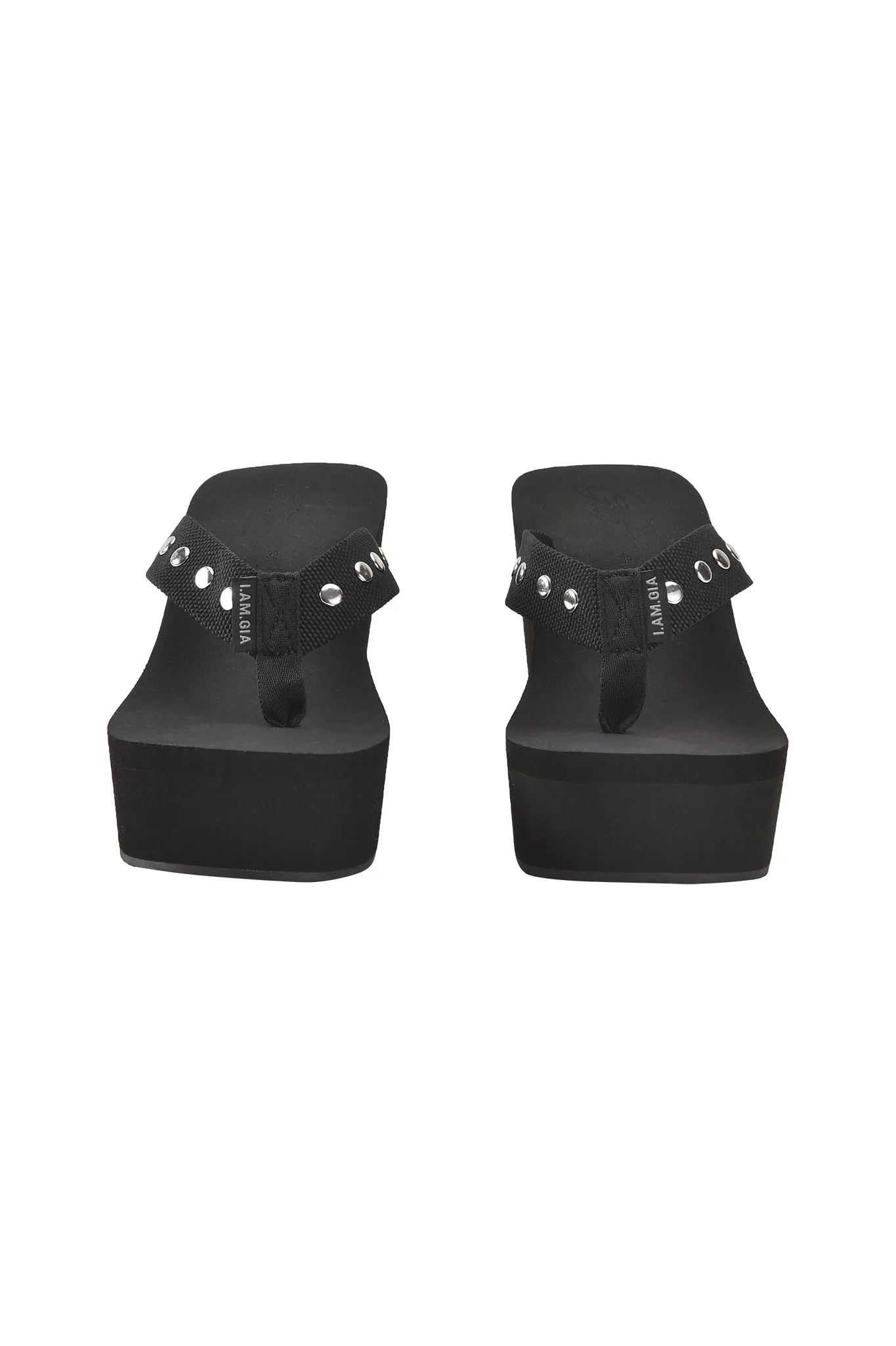 SHELBY STUDDED FLIP FLOP 2.0 - BLACK