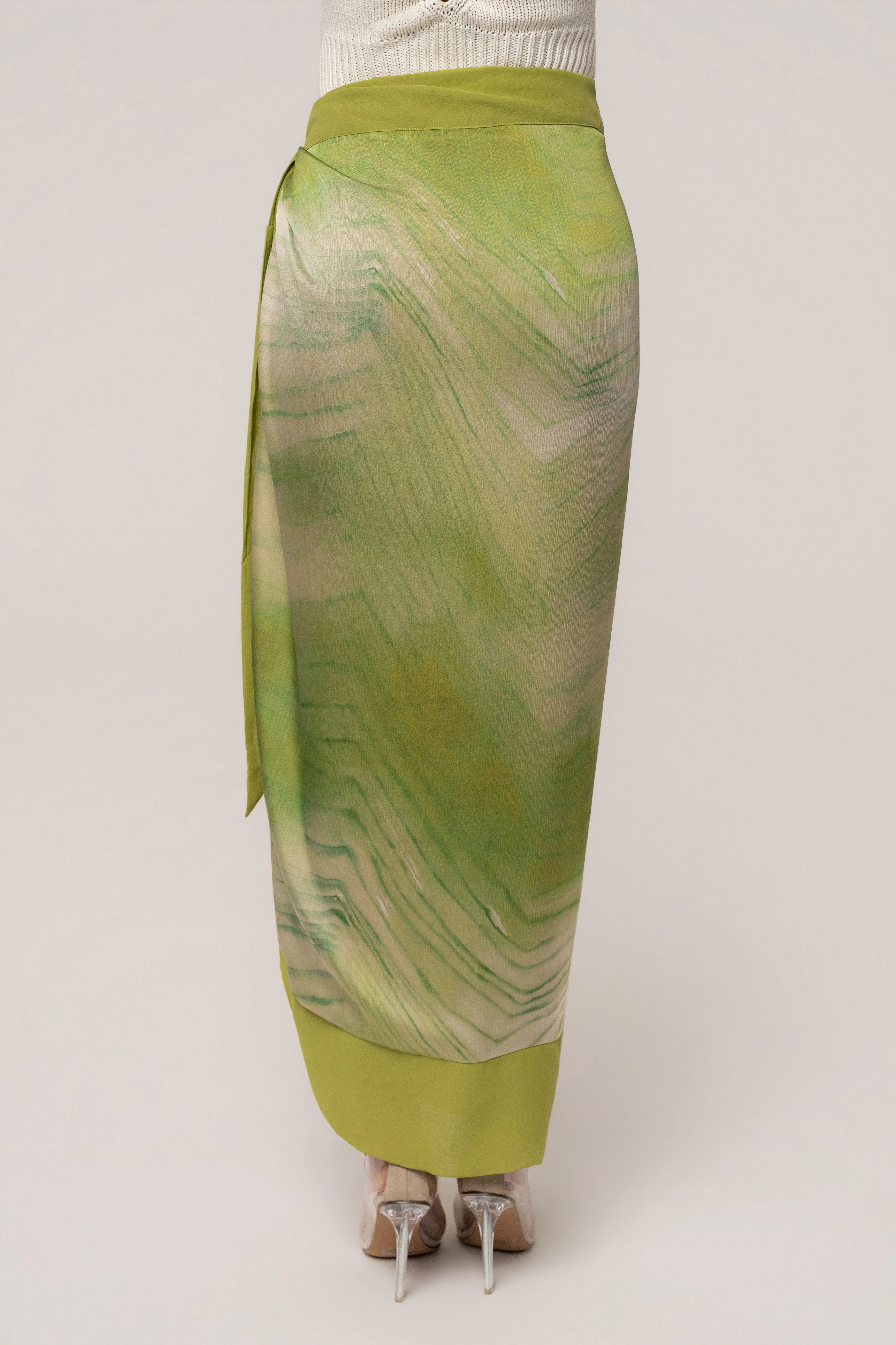 Green Bahía Wrap Skirt