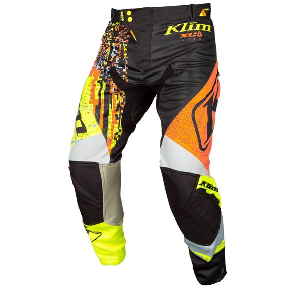KLIM XC LITE DIGITAL CHAOS ORANGE 2022 cross pants - Orange / MulticolorRef: KLI0274