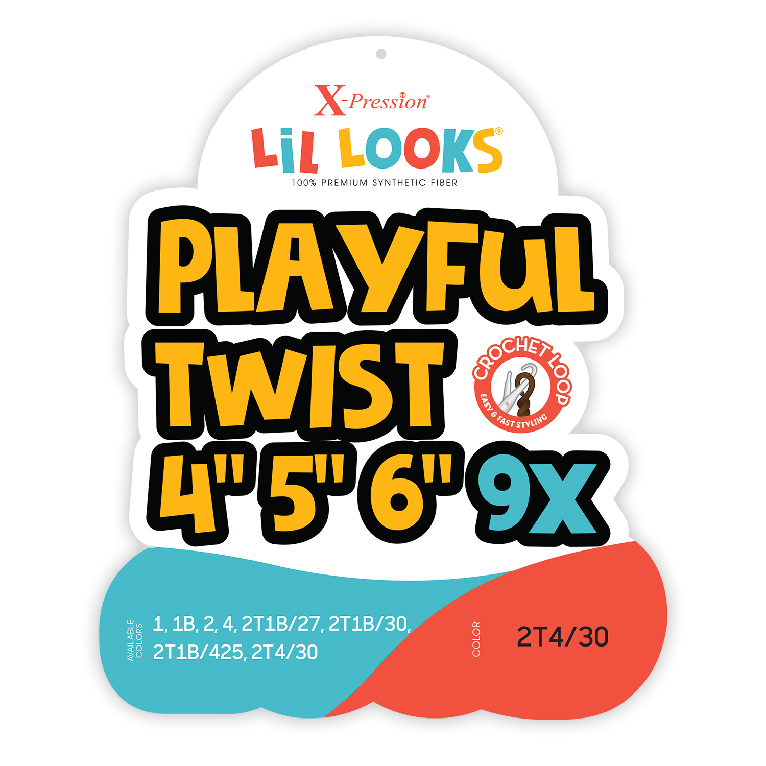 Outre Crochet Braids X-Pression Lil Looks Playful Twist 4