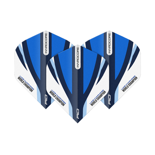 Red Dragon Hardcore Luke Humphries Blue White Standard Flights