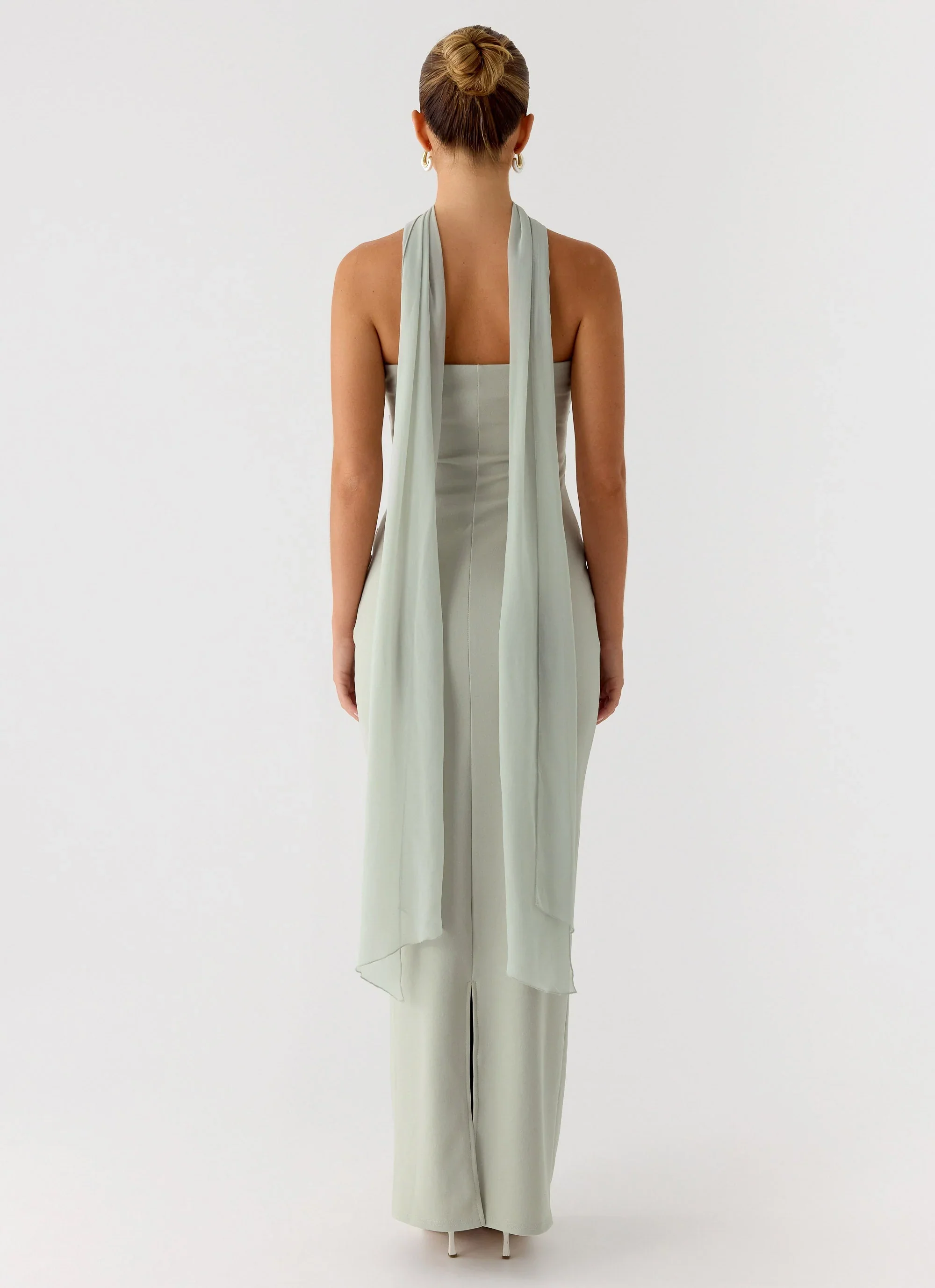Libra Maxi Dress - Pastel Sage