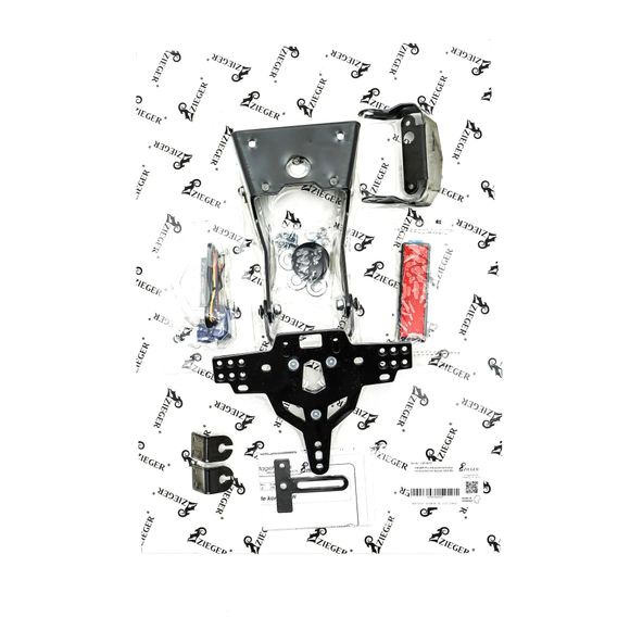Zieger License Plate Holder Kit Type C CHRef: Zie00154A / 20302337