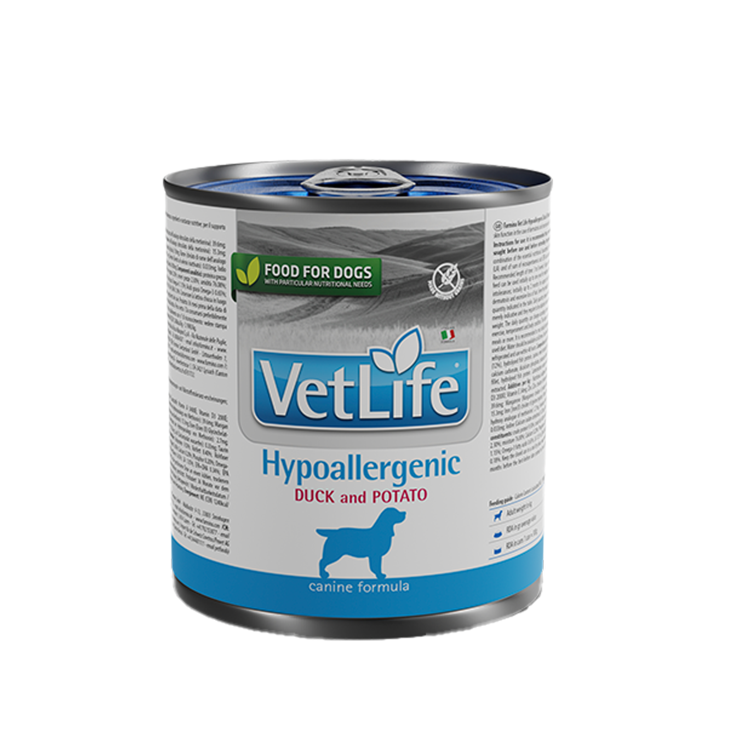 Farmina VetLife Hypoallergenic Duck & Potato - Dog Food - 6 x 300 g cans