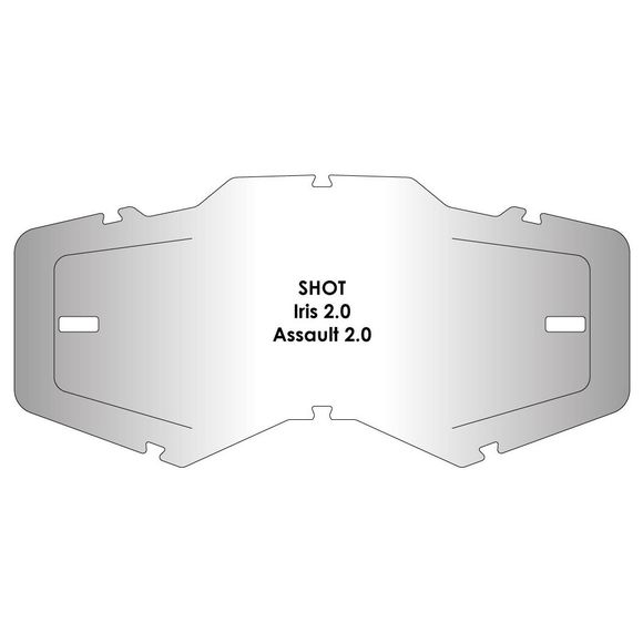Airscreen Iris 2.0 / Assault 2.0 - ColorlessRef: ASM0145 / 013-002-01