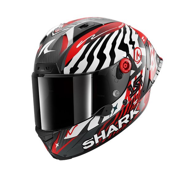 Shark AERON-GP FIM RACING #2 SPEED-FANCY full face helmet - Carbon / WhiteRef: SH1859