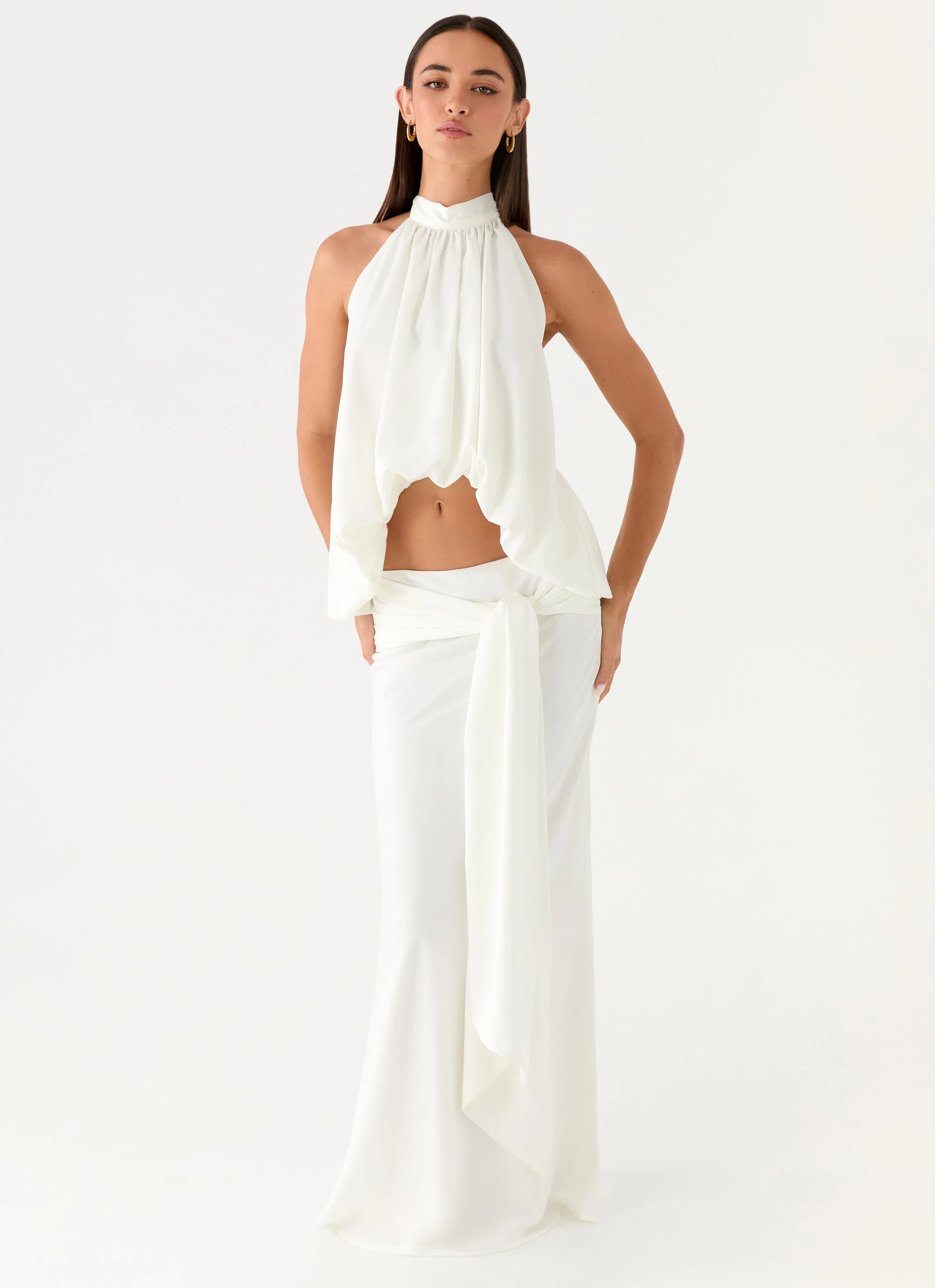 Eirlys Maxi Skirt - White