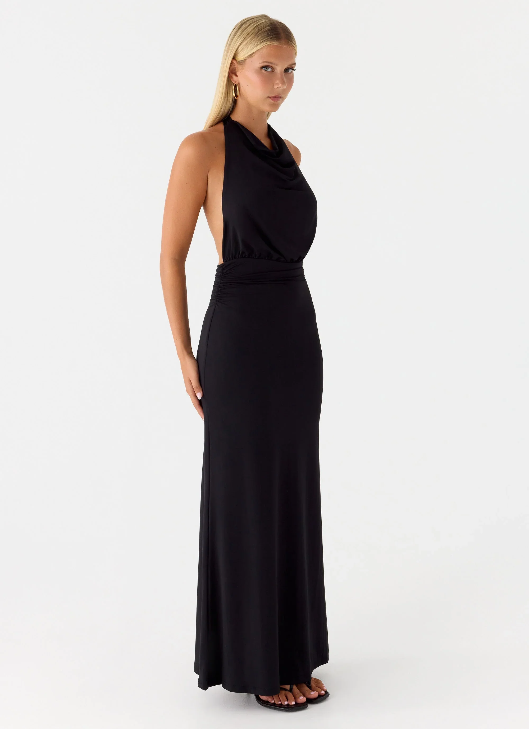 Crazy Over Me Maxi Dress - Black