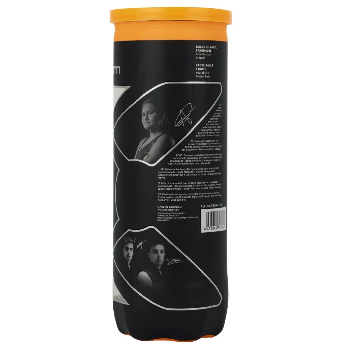 PRO TITANIUM 3 padel balls can