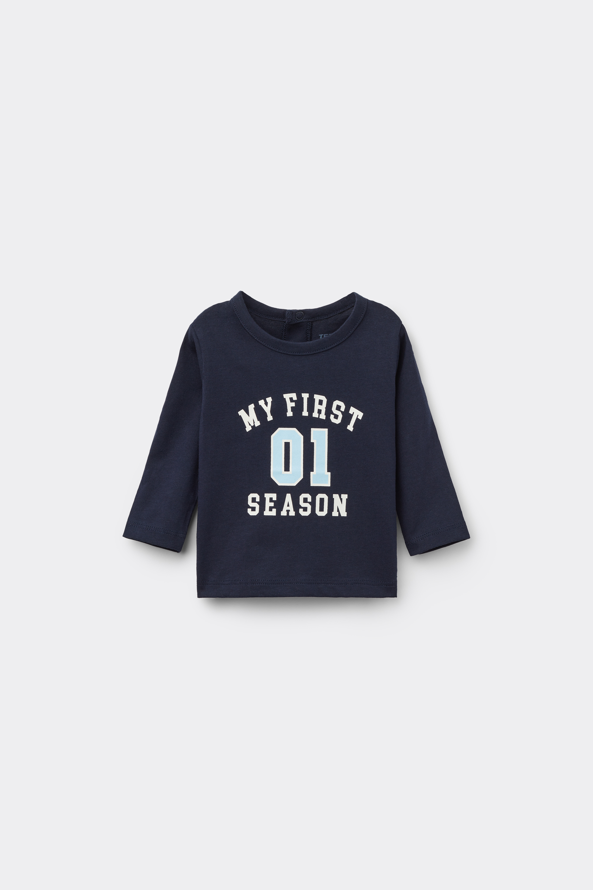 Baby Printed Cotton Long-Sleeved Top
