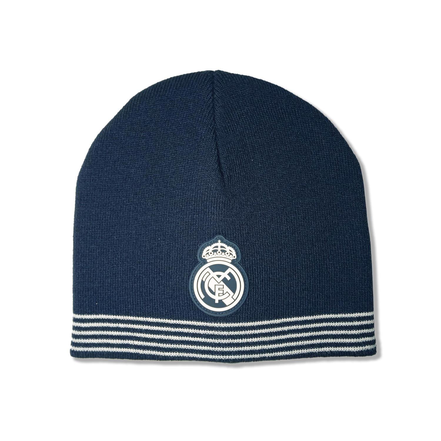 Beanie Navy White Straps Real Madrid