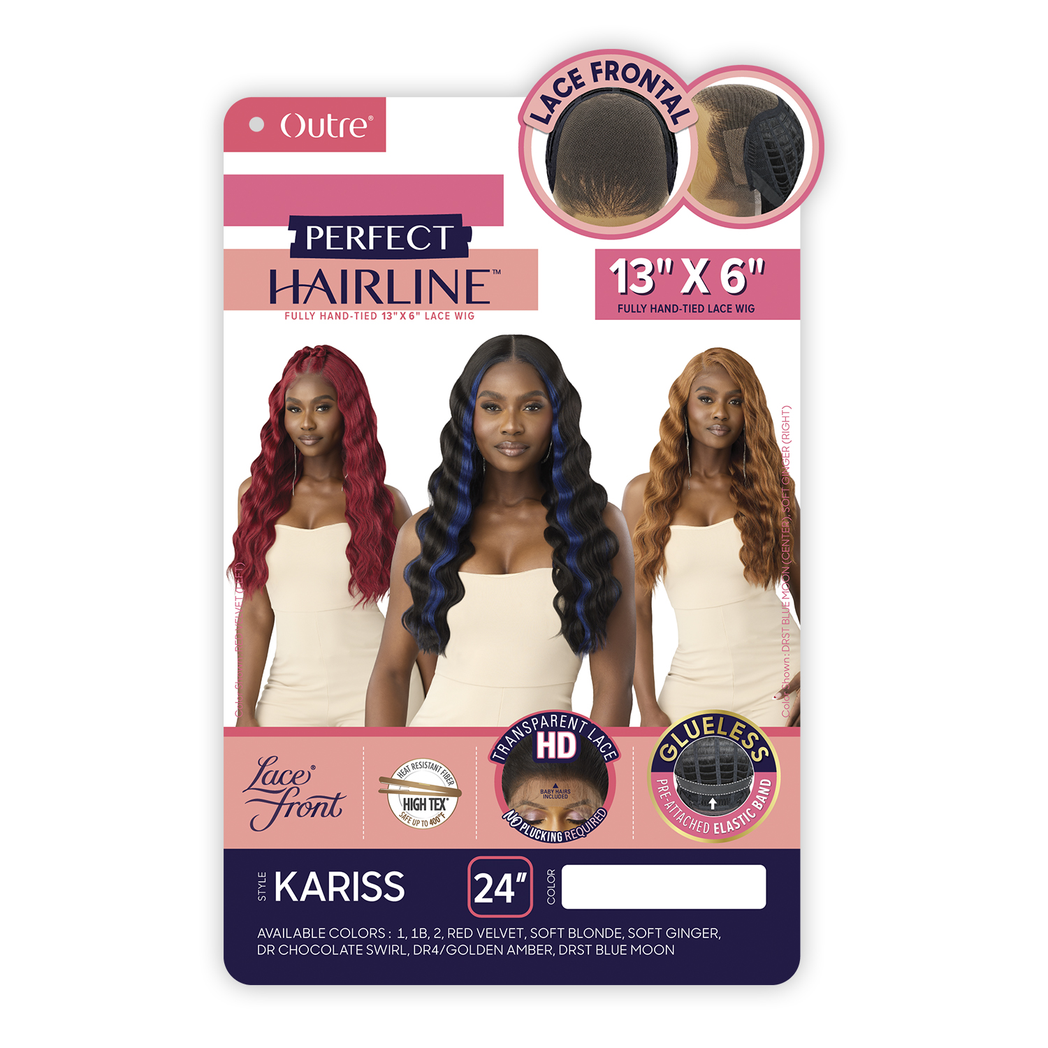 Outre HD Lace Frontal Wig Perfect Hairline Glueless Fully Hand-Tied 13X6 Lace Wig Kariss