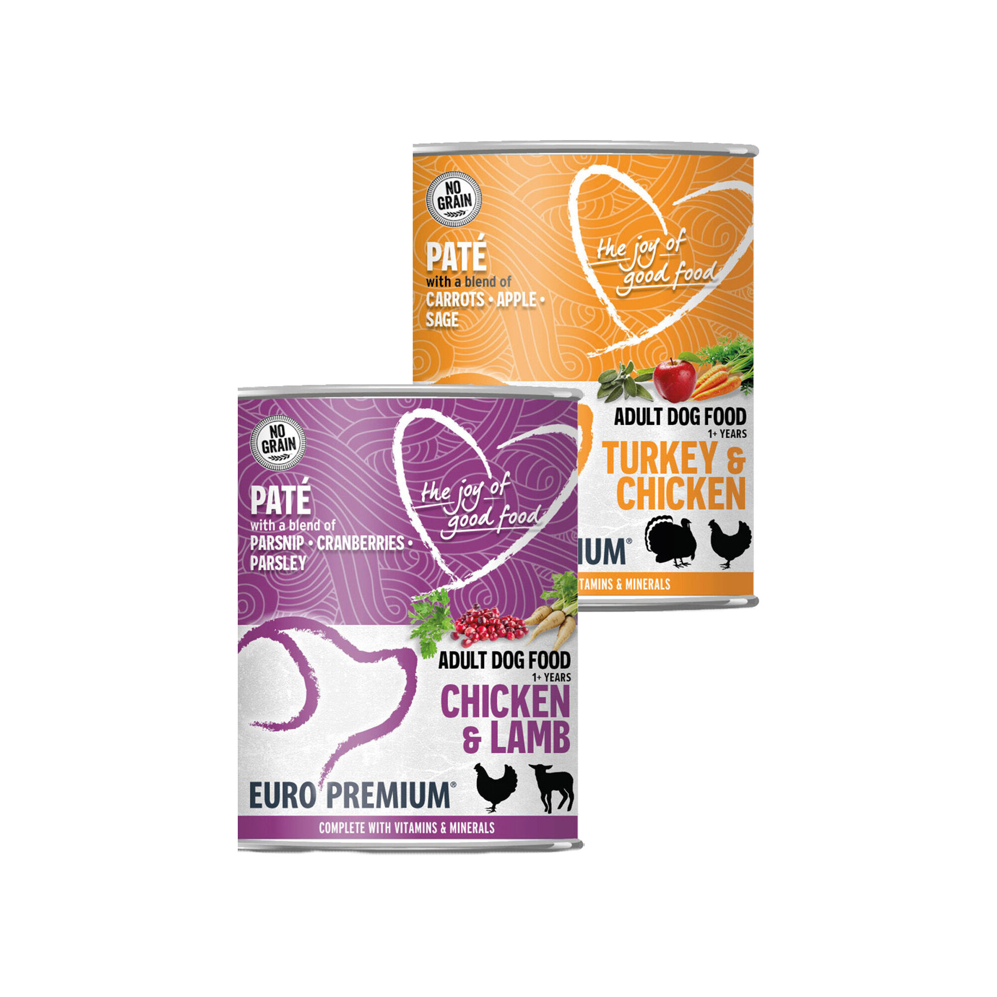 Euro Premium Adult Pâté - Chicken and lamb - 6 x 400g