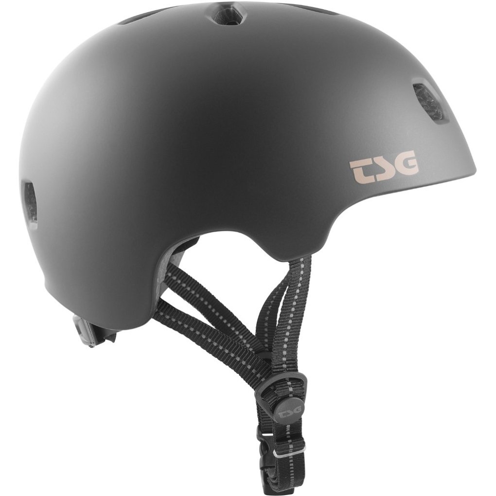 TSG Meta Solid Color Helmet - satin black