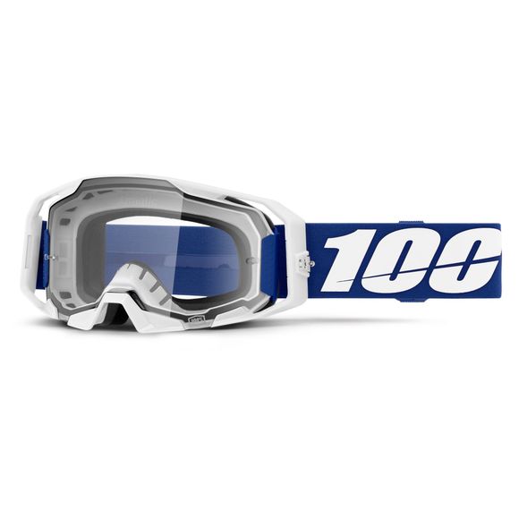 Masque cross 100% ARMATIC - Ecran Clair 2025 - BleuRef : CE1484 / 50059-00002