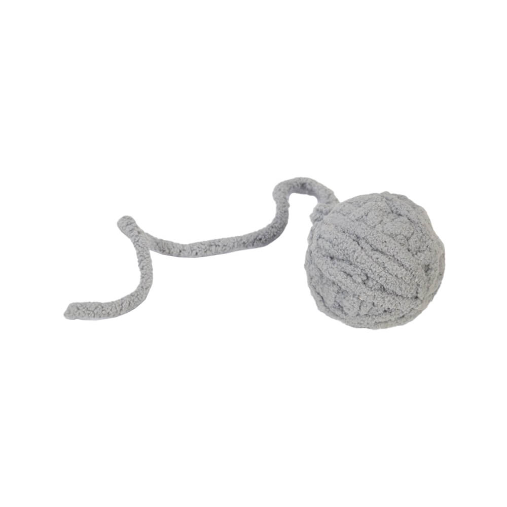 Beeztees Kitten Ball + Cord - Grey