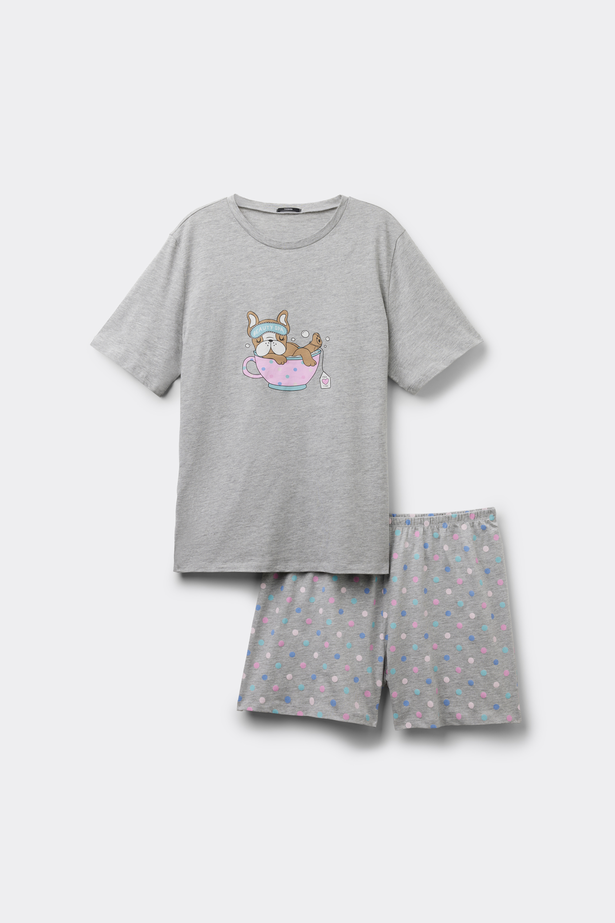 Beauty Print Short Cotton Pyjamas