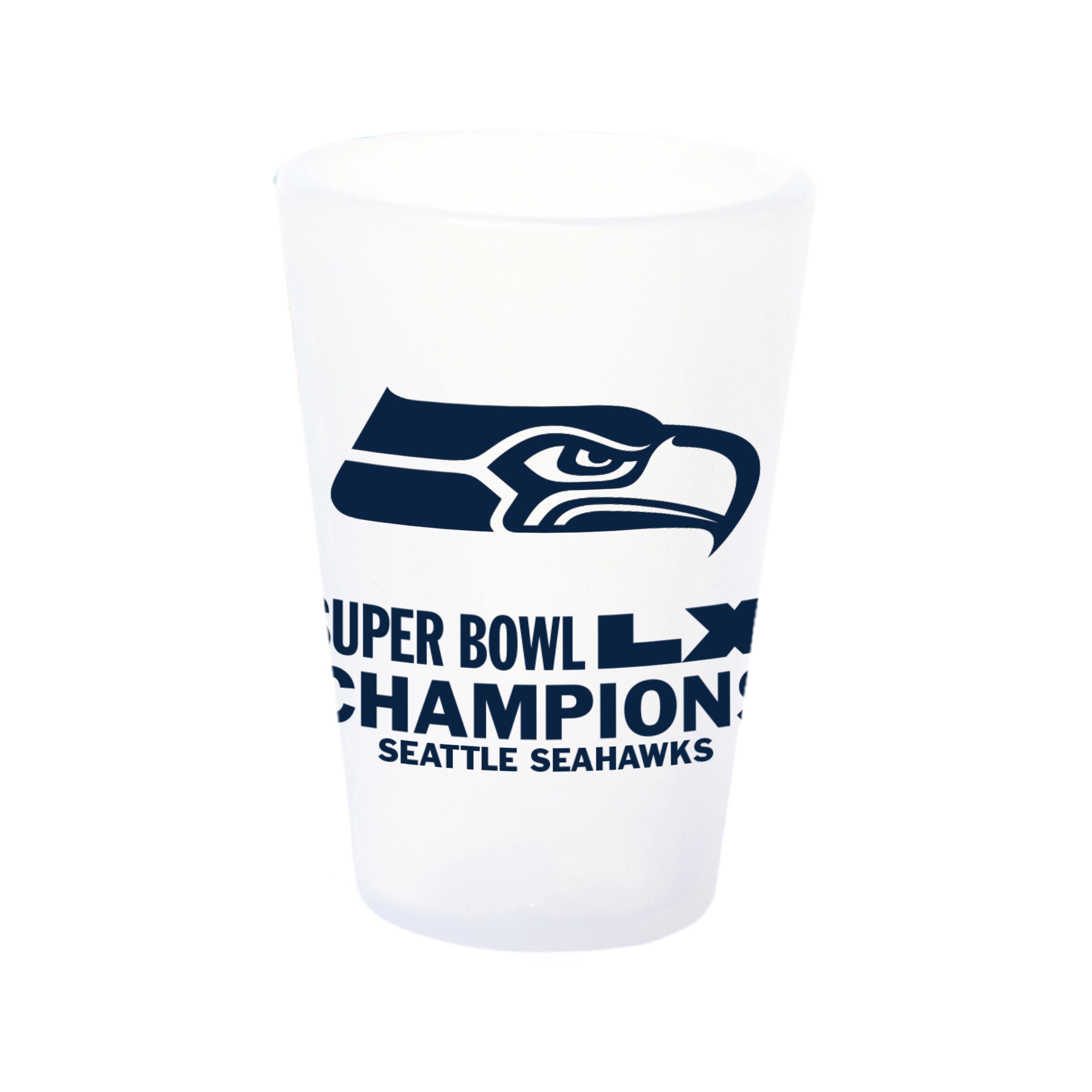 Seattle Seahawks Super Bowl LX Champions SiliShot Shot Glass