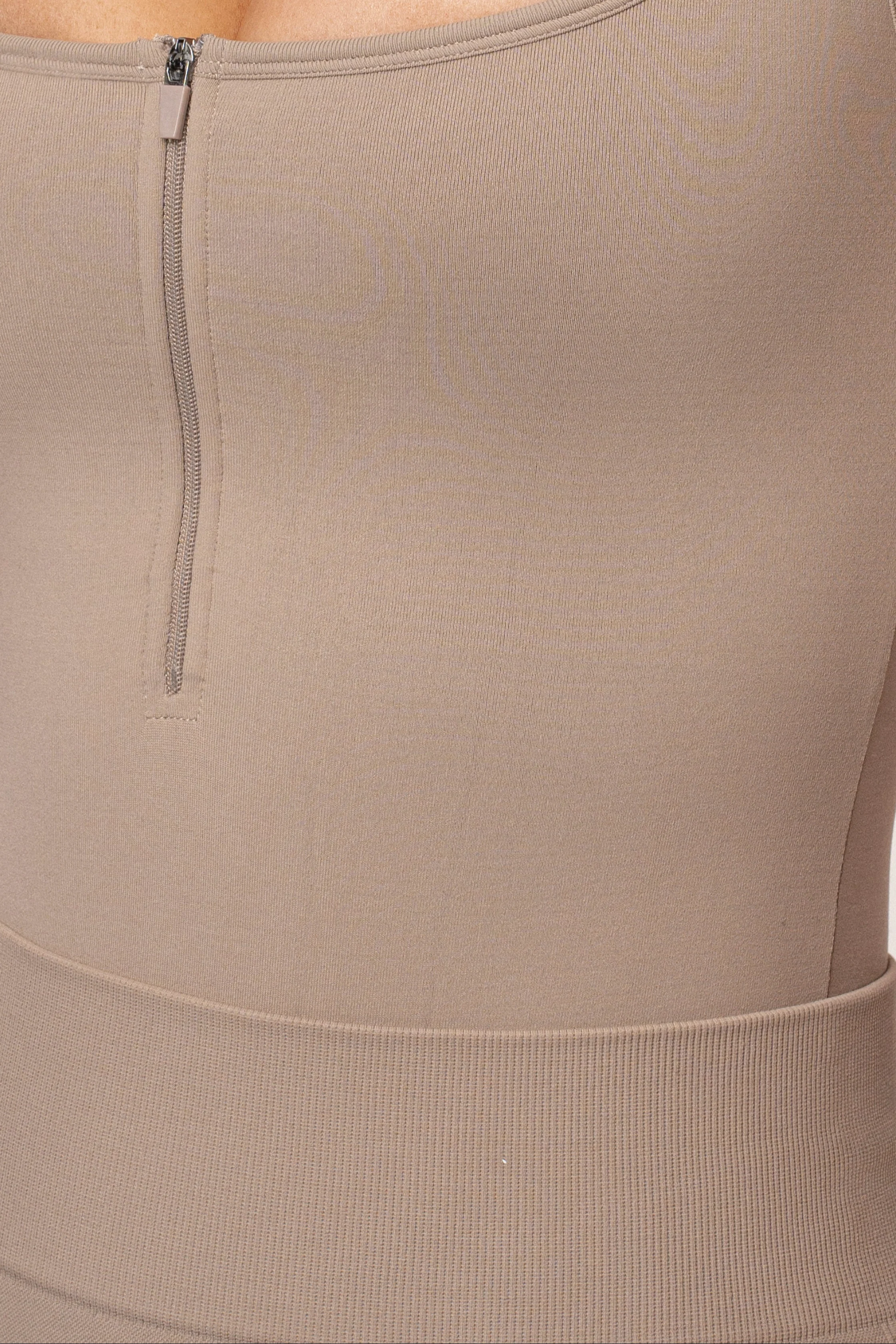Beige Grounded Bodysuit