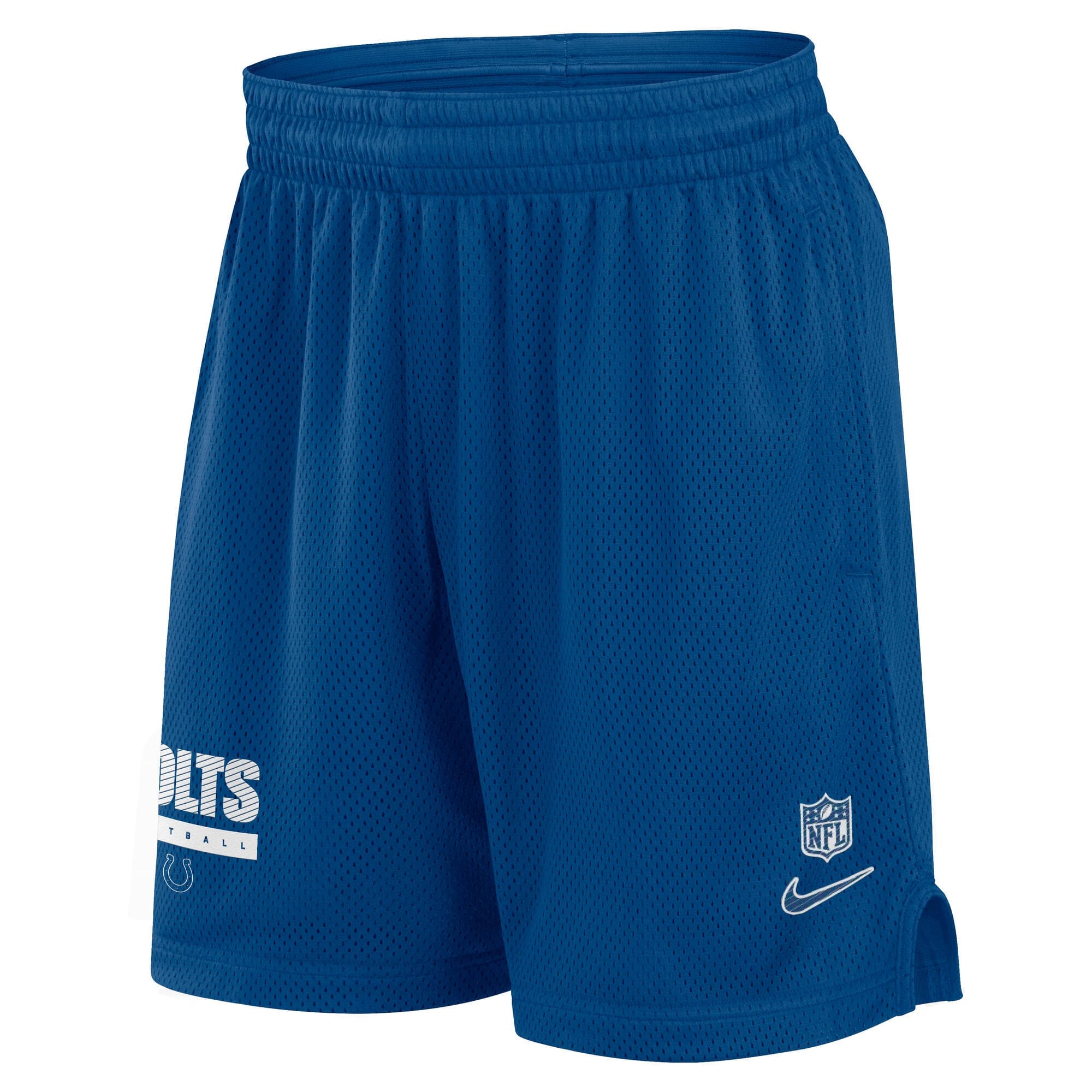 Indianapolis Colts 2024 NFL Sideline Mesh Nike Dri-FIT Shorts Blue