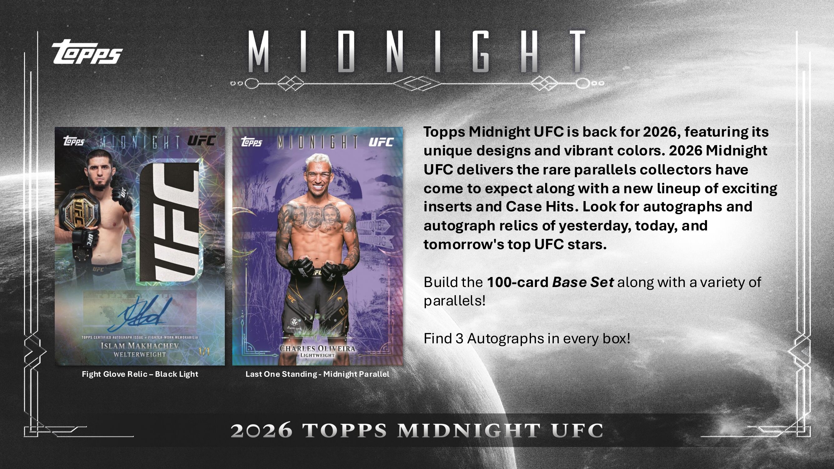 2026 Topps Midnight UFC Hobby Box