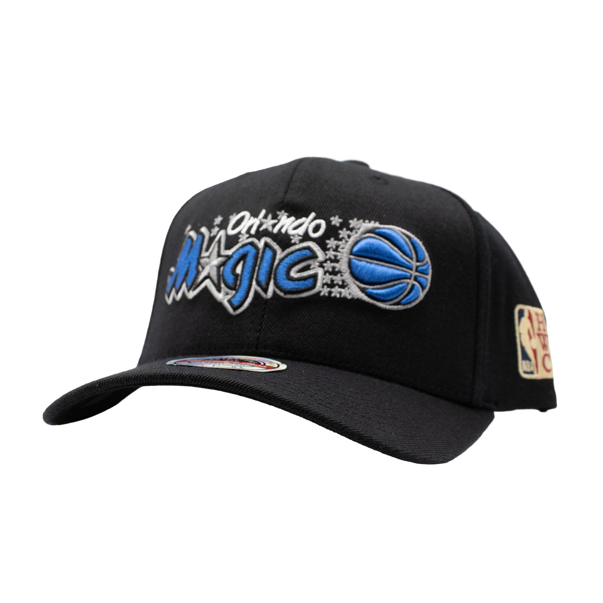 Orlando Magic Team Logo Classic Red Stretch-Snap NBA Cap Black