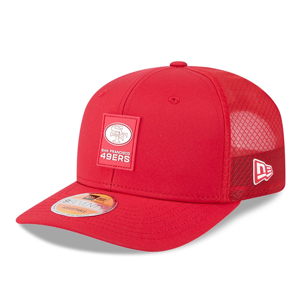 San Francisco 49ers Historic 2025 NFL On-Field Sideline 9SEVENTY Trucker Snapback Cap