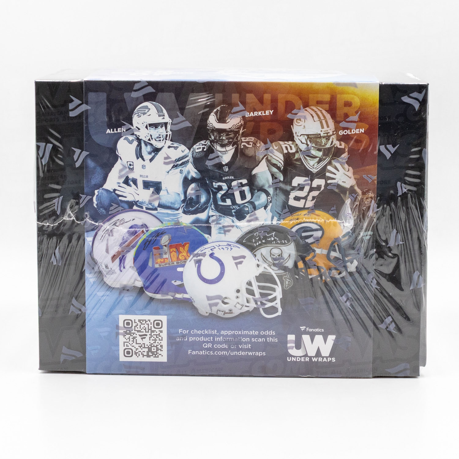 2025 Fanatics Under Wraps NFL Autographed Mini Helmet Box