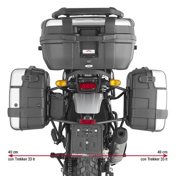Givi Monokey type case support for Monokey or retro-fit casesROYAL ENFIELD 400 HIMALAYAN - 2021 - 2024Ref: PL9054