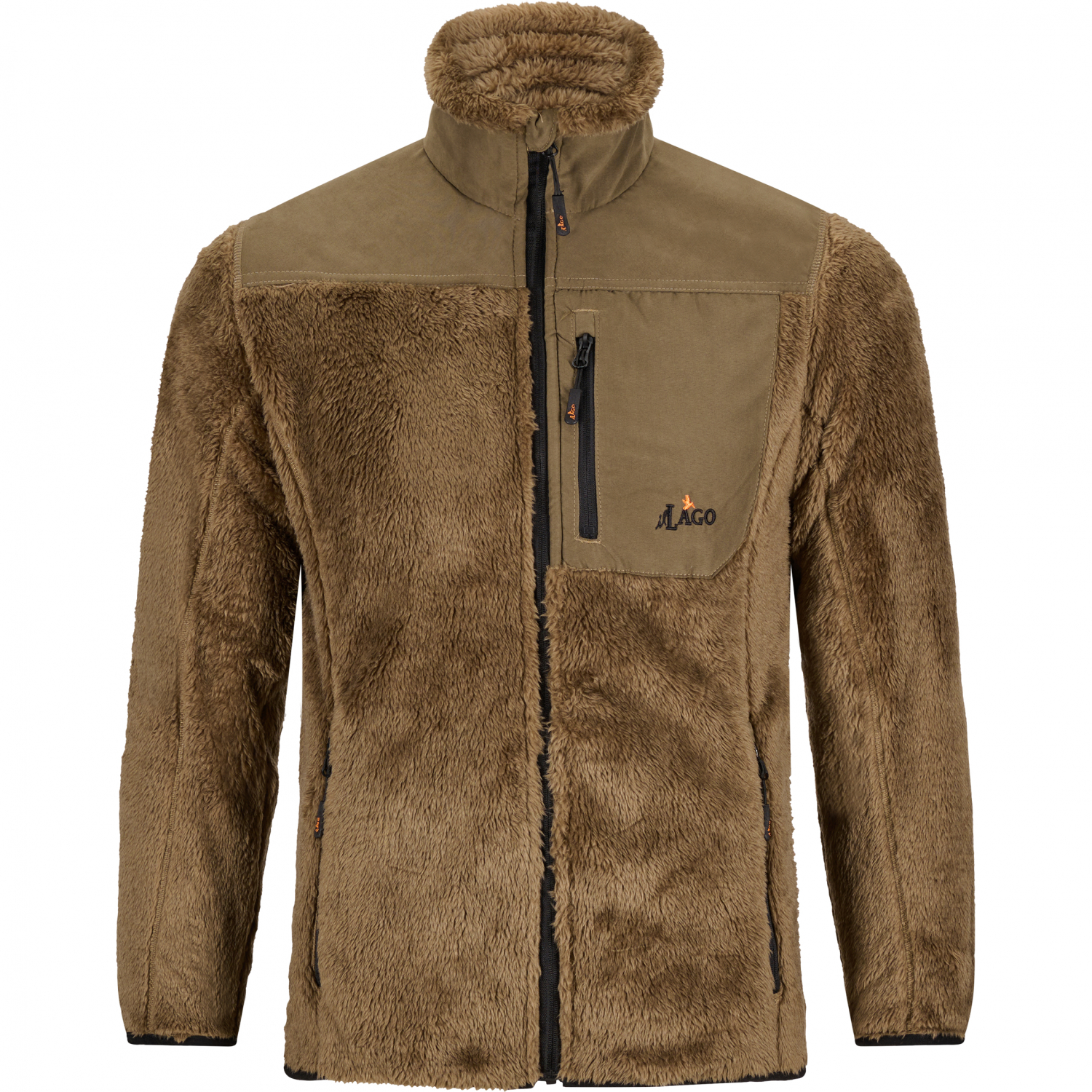 il Lago Prestige Fleece Jacket Avalanche Pro Men (Brown)