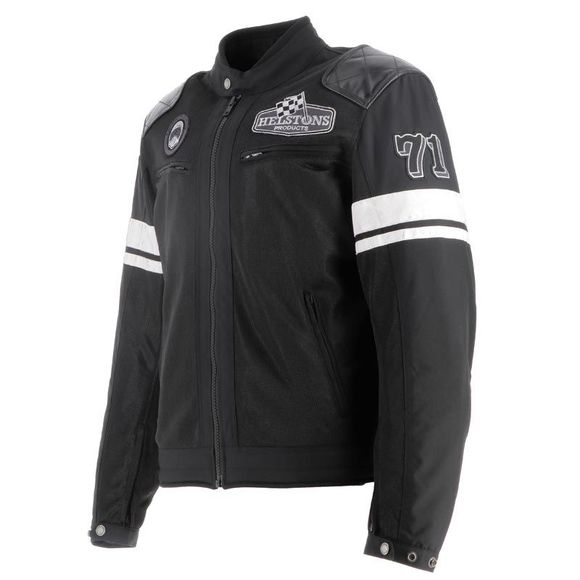Helstons REVOLTE AIR Motorcycle Jacket - BlackRef: HS1066