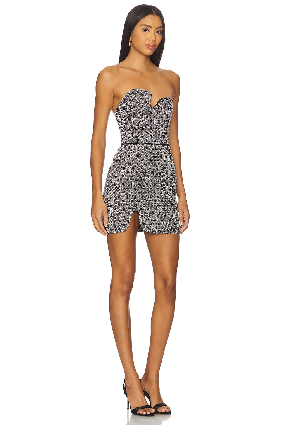 Puzzle Strapless Mini Dress