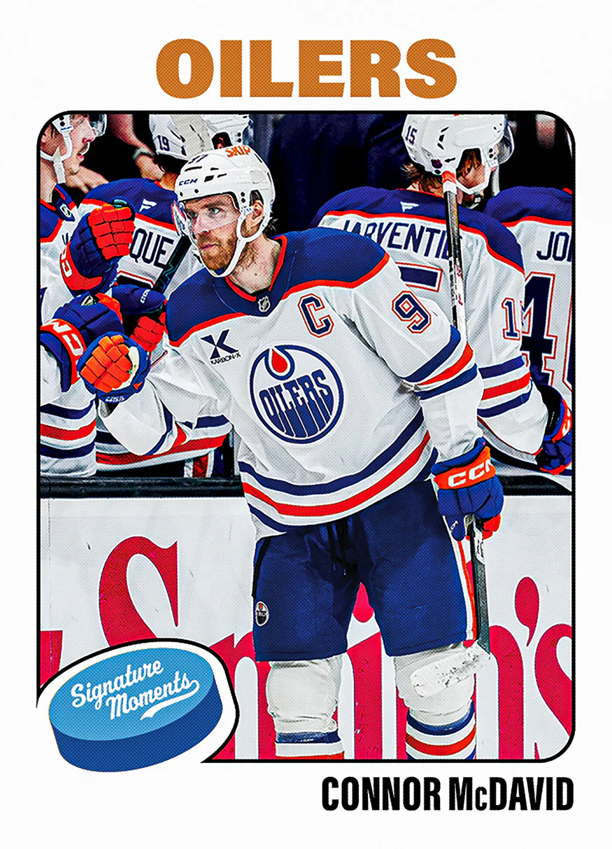 Connor McDavid - 2025-26 NHL Topps NOW® - Sticker # 130 Pack - PR: 350
