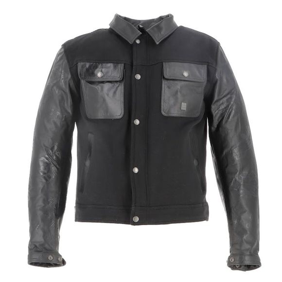 Blouson Moto Helstons KANSAS - Noir / NoirRef : HS1024