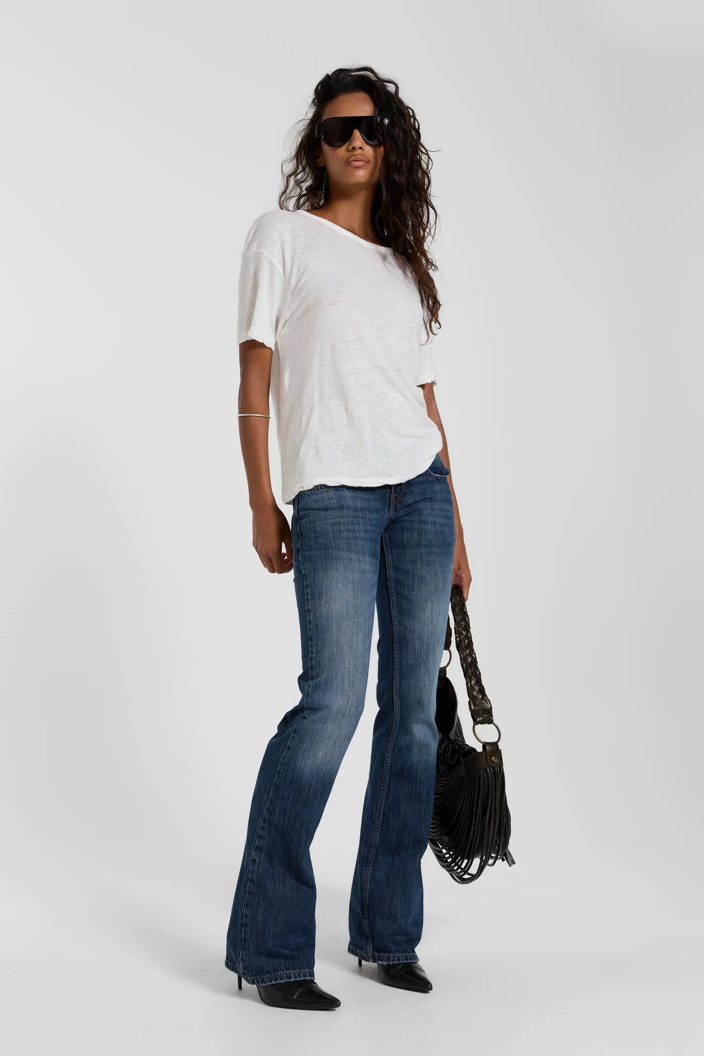 Slub White T-Shirt