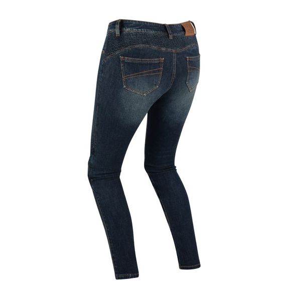 Jean Moto Bering LADY TRACY - Slim - BleuRef : BR1547