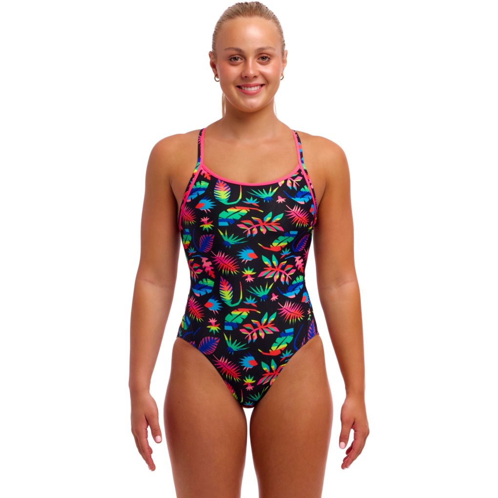 Funkita Diamond Back Eco One Piece Swimsuit Women - Lost Leaf